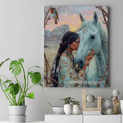 Sacred Whisper at Dawn Canvas