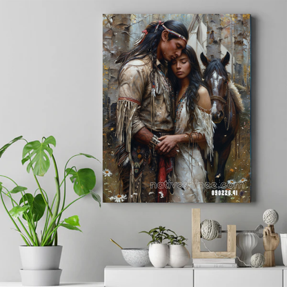 Under the Aspen Stand Canvas
