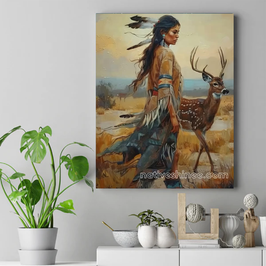 Still Walk with the Stag Canvas