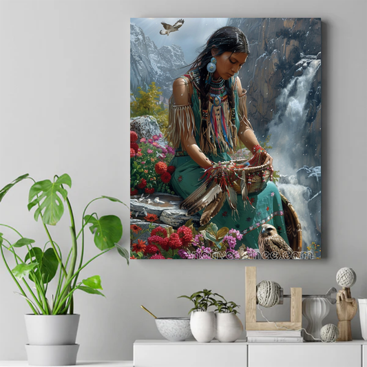 Basketwork at Falls’ Edge Canvas