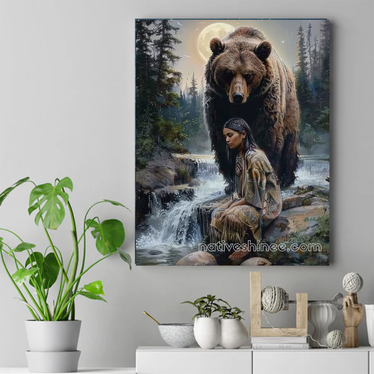 Beneath the Bear’s Watch Canvas