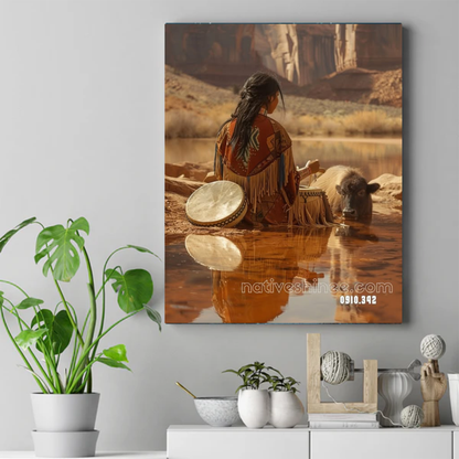 Song Beside the Still Water Canvas