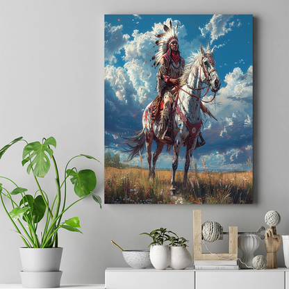 Journey Through the Heartland Native American Horse Canvas