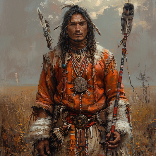 Spirit of the Warrior Native American Canvas