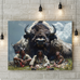 Guardians of the Bison Spirit Native American Bison Canvas – NativeShinee