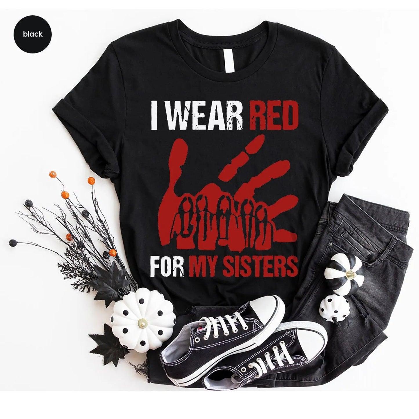 I Wear Red for My Sisters Unisex T-Shirt