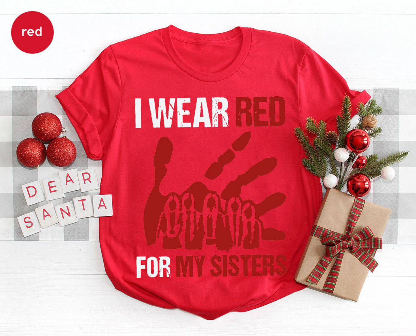 I Wear Red for My Sisters Unisex T-Shirt